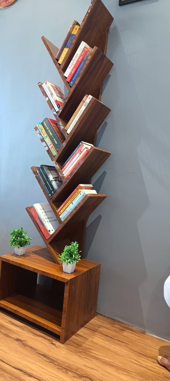 Bookshelf detail inside the FIG office